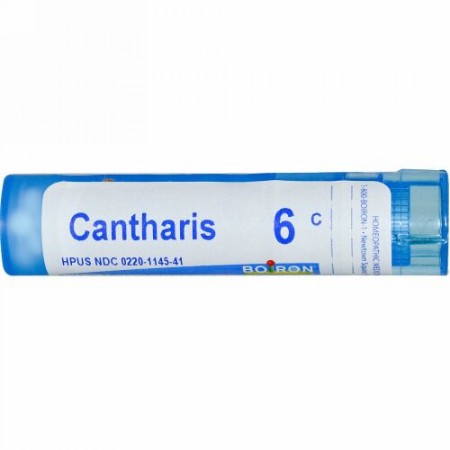 Boiron, Single Remedies, Cantharis（カンタリス）、6C、約80ペレット (Discontinued Item)
