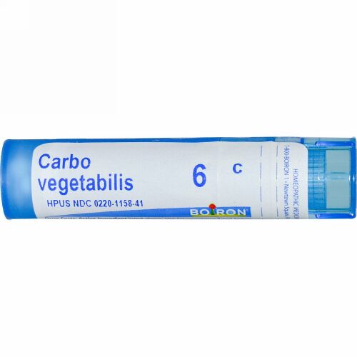 Boiron, Single Remedies, Carbo Vegetabilis, 6C, 約 80 粒 (Discontinued Item)