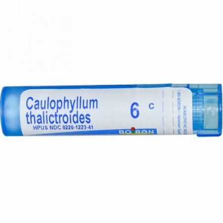 Boiron, Single Remedies, Caulophyllum Thalictroides, 6C, 80 Pellets (Discontinued Item)