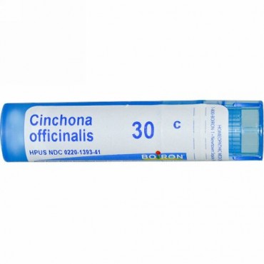 Boiron, Single Remedies, Cinchona Officinalis（シンコーナ オフィシナリス）、30C、約80ペレット (Discontinued Item)