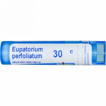Boiron, Single Remedies, Eupatorium Perfoliatum（ヨーパトリアム パフォーリアタム）、30C、約80ペレット (Discontinued Item)