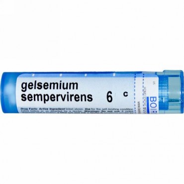 Boiron, Single Remedies, ゲルセミウム・センパーヴァイレンス, 6C, 約 80 粒 (Discontinued Item)