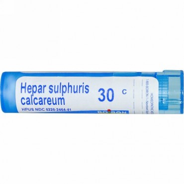 Boiron, Single Remedies, Hepar Sulphuris Calcareum, 30C, 約 80 粒