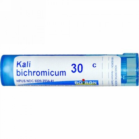 Boiron, Single Remedies, Kali Bichromicum（カーリー バイクロミカム）、30C、約80ペレット