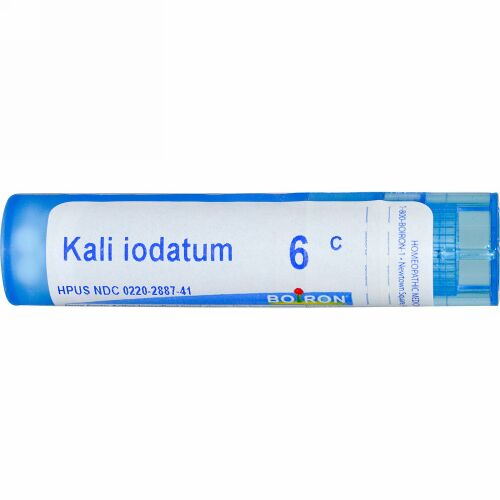 Boiron, Single Remedies, Kali Iodatum, 6C, 80粒 (Discontinued Item)