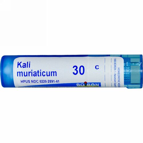 Boiron, Single Remedies, Kali Muriaticum（カーリー ムリアティカム）、30C、約80ペレット (Discontinued Item)
