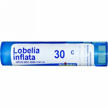Boiron, Single Remedies, ロベリアインフラータ, 30C,約 80 粒 (Discontinued Item)