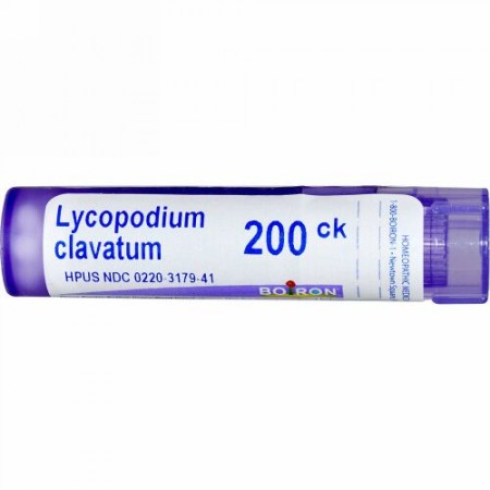 Boiron, Single Remedies, Lycopodium Clavatum（リコポディアム クラバタム）、200CK、約80ペレット (Discontinued Item)
