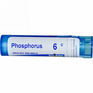 Boiron, Single Remedies, Phosphorus（フォスフォラス）、6C、約80ペレット (Discontinued Item)