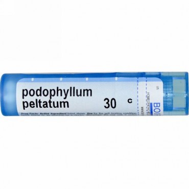 Boiron, Single Remedies, Podophyllum Peltatum（ポドフィラム ペルタタム）、30C、約80ペレット (Discontinued Item)