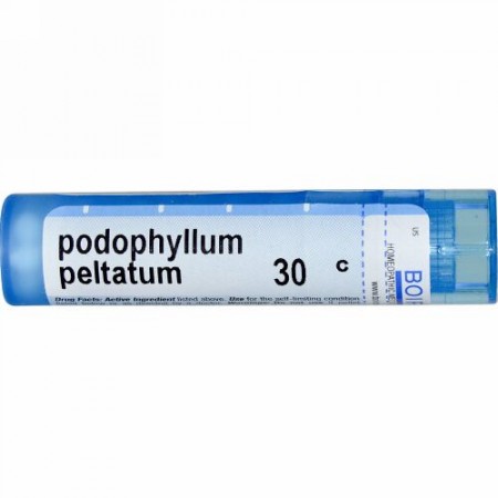 Boiron, Single Remedies, Podophyllum Peltatum（ポドフィラム ペルタタム）、30C、約80ペレット (Discontinued Item)