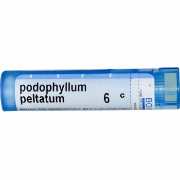 Boiron, Single Remedies, Podophyllum Peltatum（ポドフィラム ペルタタム）、6C、約80ペレット (Discontinued Item)