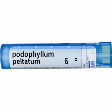 Boiron, Single Remedies, Podophyllum Peltatum（ポドフィラム ペルタタム）、6C、約80ペレット (Discontinued Item)