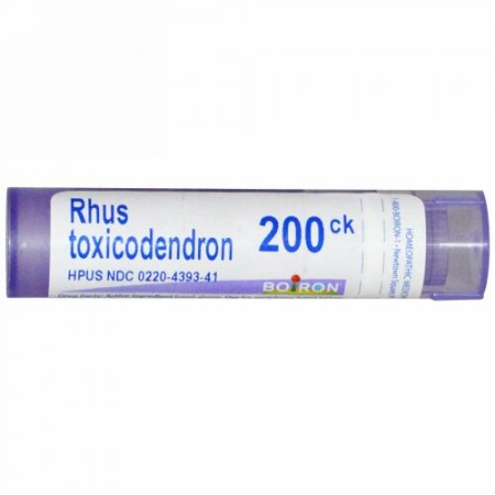 Boiron, Single Remedies, Rhus Toxicodendron（ラス トクシコデンドロン）、200CK、約80ペレット (Discontinued Item)