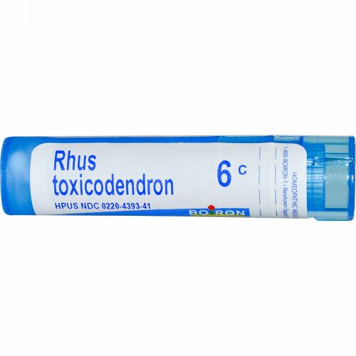 Boiron, Single Remedies, Rhus Toxicodendron（ラス トクシコデンドロン）、6C、約80ペレット (Discontinued Item)