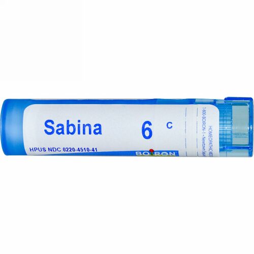 Boiron, Single Remedies, Sabina（サビナ）、6C、約80ペレット (Discontinued Item)