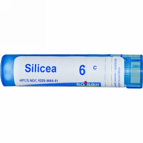 Boiron, Single Remedies, Silicea（シリシア）、6C、約80ペレット (Discontinued Item)