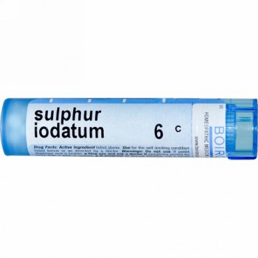 Boiron, Single Remedies, Sulphur Iodatum（サルファ ロダタム）、6C、約80ペレット (Discontinued Item)