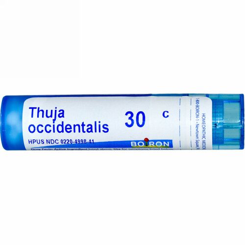 Boiron, Single Remedies, Thuja Occidentalis（ツジャ オシデンタリス）、30C、約80ペレット
