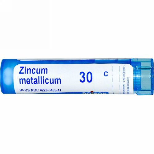 Boiron, Single Remedies, Zincum Metallicum, 30C,約　80 粒 (Discontinued Item)