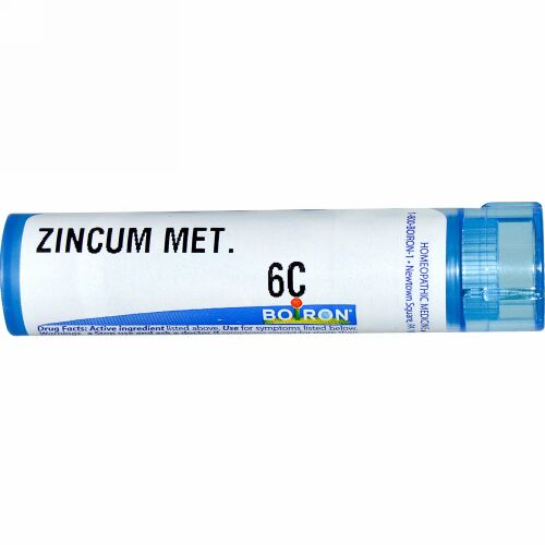 Boiron, Single Remedies, Zincum Metallicum（ジンカム メタリカム）、6C、約80ペレット (Discontinued Item)
