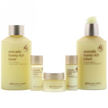 Botanic Farm, アボカドハニーリッチスペシャルセット、5個セット (Discontinued Item)