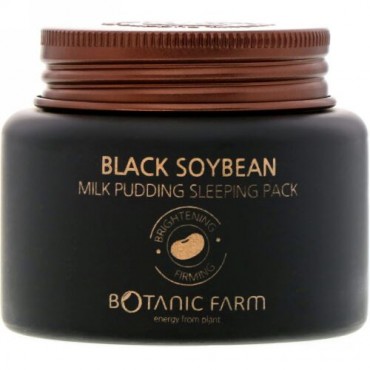 Botanic Farm, Black Soybean Milk Pudding Sleeping Pack, 90 ml (Discontinued Item)