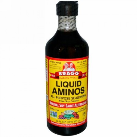 Bragg, 液体アミノ類, 天然の醤油代替品, 16液量オンス (473 ml) (Discontinued Item)