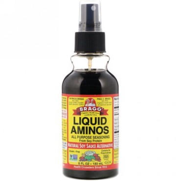 Bragg, Liquid Aminos、Natural Soy Sauce Alternative、6 fl oz (180 ml) (Discontinued Item)