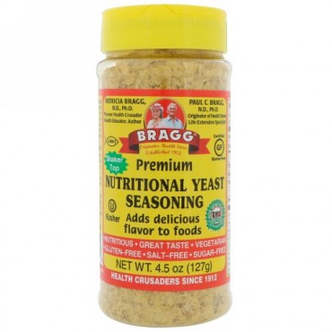 Bragg, プレミアム栄養酵母調味料, 4.5オンス (127 g) (Discontinued Item)