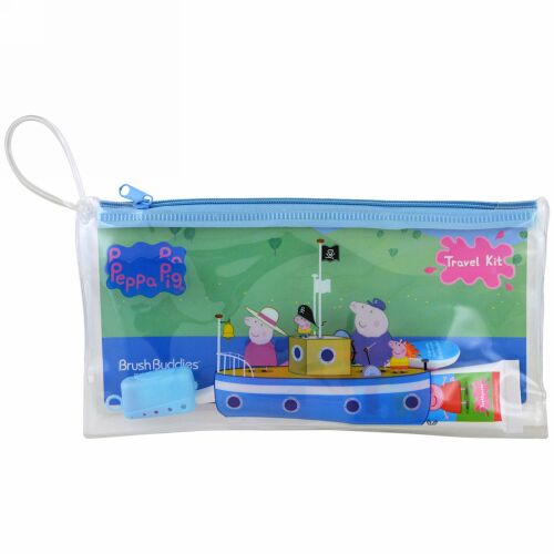 Brush Buddies, ペッパピッグ、歯ブラシ旅行キット、3品キット (Discontinued Item)