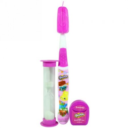 Brush Buddies, Shopkins、 歯ブラシトラベルキット、 5品キット (Discontinued Item)