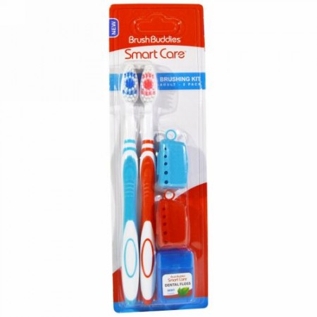 Brush Buddies, Smart Care、 ブラッシングキット、 大人用、 2パック
