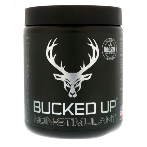 Bucked Up, Pre-Workout, Raspberry Lime Ricky, Non-Stimulant, 11.36 oz (322 g) (Discontinued Item)