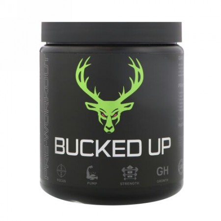 Bucked Up, トレーニング前用、スイカ風味、、312g（0.69 lbs） (Discontinued Item)