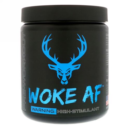 Bucked Up, Woke AF（ウォークAF）、プレワークアウト、ブルーラズ、357.6g（12.61オンス） (Discontinued Item)