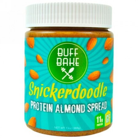 Buff Bake, プロテイン アーモンド スプレッド、スニッカードゥードル、13 oz (368 g) (Discontinued Item)