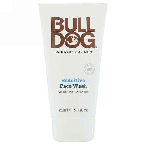 Bulldog Skincare For Men, センシティブ洗顔料、5 fl oz (150 ml)