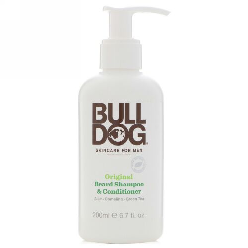 Bulldog Skincare For Men, オリジナル・ヒゲ用シャンプー＆コンディショナー、6.7 fl oz (200 ml)