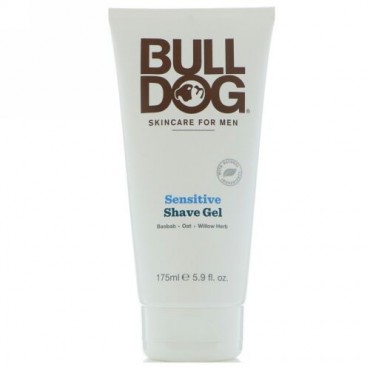 Bulldog Skincare For Men, 敏感肌用シェーブジェル、5.9 fl oz (175 ml) (Discontinued Item)
