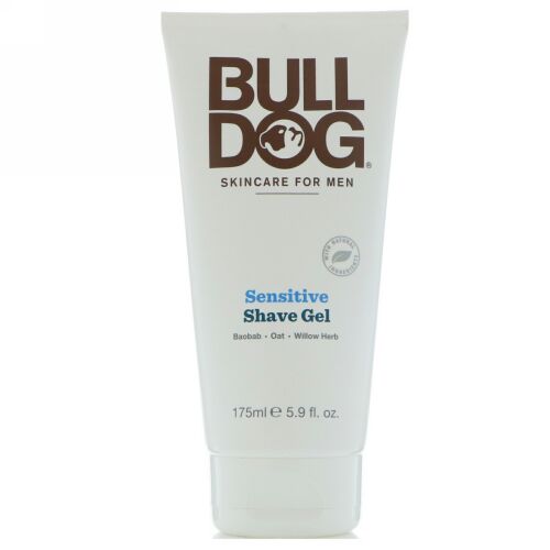 Bulldog Skincare For Men, 敏感肌用シェーブジェル、5.9 fl oz (175 ml) (Discontinued Item)