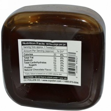 C.C. Pollen, Natural Pure Honey, Chocolate Flavor, 12 oz (Discontinued Item)