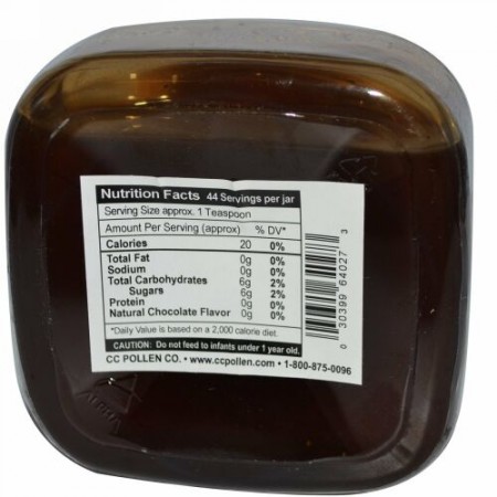 C.C. Pollen, Natural Pure Honey, Chocolate Flavor, 12 oz (Discontinued Item)