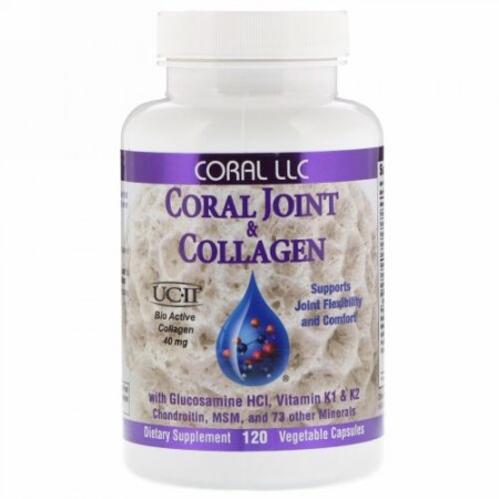 CORAL LLC, Coral Joint & Collagen, 120 Vegetable Capsules (Discontinued Item)