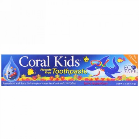 CORAL LLC, Coral Kids Toothpaste, Berry Bubblegum, 6 oz (170 g) (Discontinued Item)