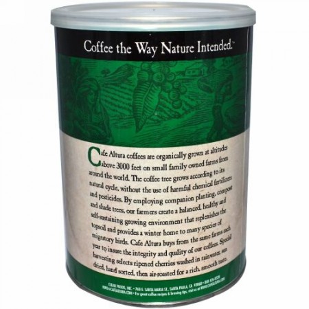 Cafe Altura, オーガニック コーヒー、 フレンチロースト、 12 oz (339 g)
