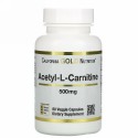 California Gold Nutrition, アセチル-L-カルニチン、500mg、ベジカプセル60粒