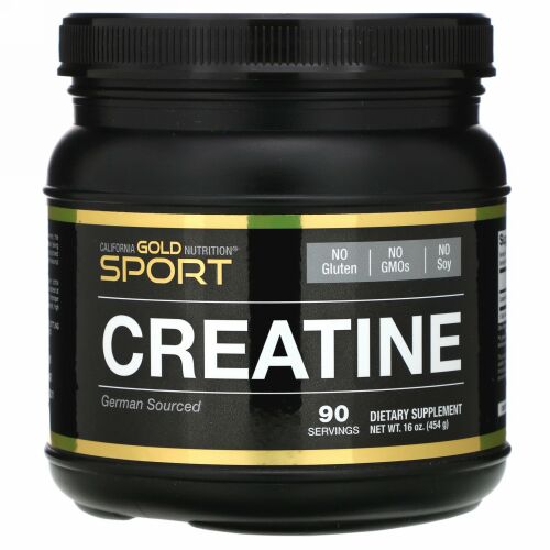 California Gold Nutrition, クレアチン一水和物、無香料、454g（16オンス）