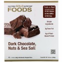 California Gold Nutrition, フーズ、ダークチョコレートナッツ＆海塩バー、12本、各40 g（1.4 oz）