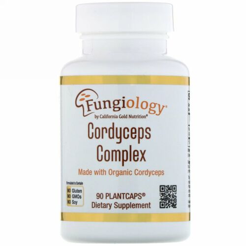 California Gold Nutrition, Fungiology（ファンジャイオロジー）、冬虫夏草複合体、Plantcap（プラントキャップ）90粒